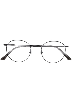 Calvin Klein round frame glasses - Black
