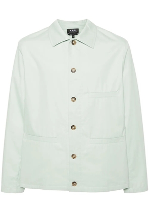 A.P.C. Valentin cotton shirt - Green