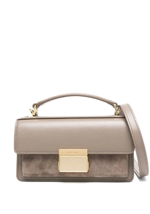 Golden Goose small Venezia suede-panelled tote bag - Neutrals