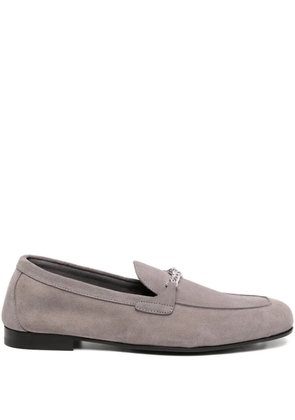 Versace Medusa loafers - Grey