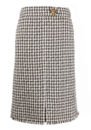 Lanvin tweed pencil skirt - Black
