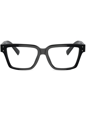Dolce & Gabbana Eyewear polished square glasses - Black