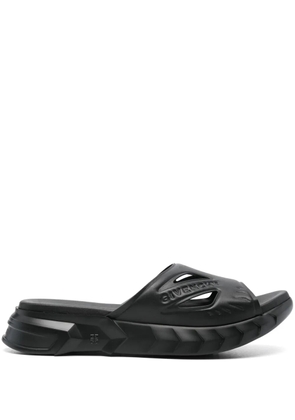 Givenchy Marshmallows logo-debossed slides - Black