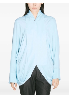 Kiko Kostadinov draped shirt - Blue