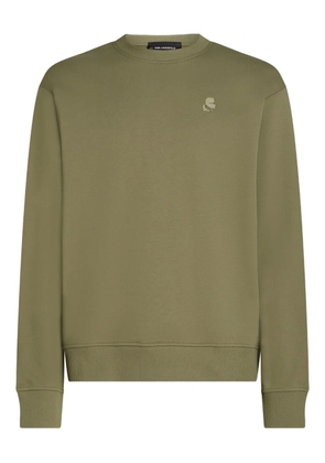 Karl Lagerfeld Kameo logo-embroidered sweatshirt - Green