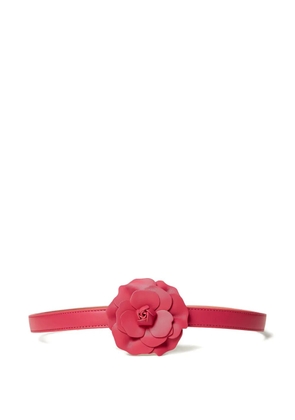 TWINSET floral-appliqué belt - Pink