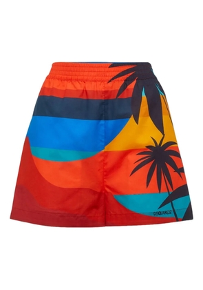 DSQUARED2 elasticated-waistband swim shorts