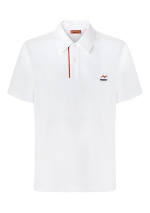 Missoni logo-embroidered polo shirt - White