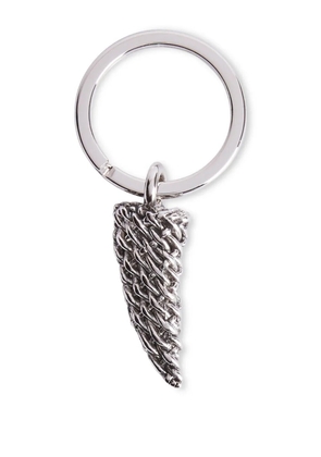 Giuseppe Zanotti Sharkiee keyring - Silver