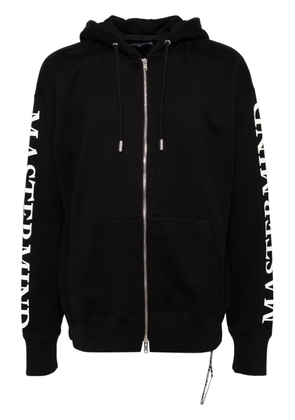 Mastermind World logo print hoodie - Black
