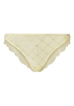 TWINSET lace-trimmed briefs - Yellow