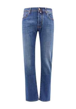 Jacob Cohën logo-patch jeans - Blue