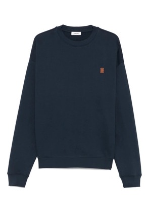 SANDRO logo-appliqué sweatshirt - Blue