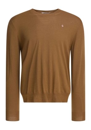 Alexander McQueen crew-neck wool sweater - Brown