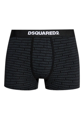 DSQUARED2 logo-pattern boxers - Black