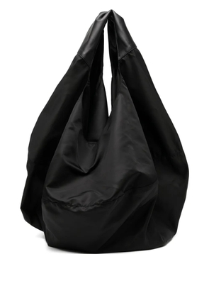 Taakk logo-patched shoulder bag - Black