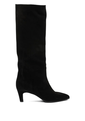 strategia shoes suede knee-length boots - Black