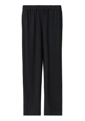 Fabiana Filippi beaded-trim trousers - Blue