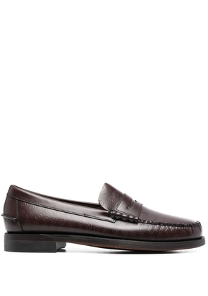 10 CORSO COMO Dan leather loafers - Red