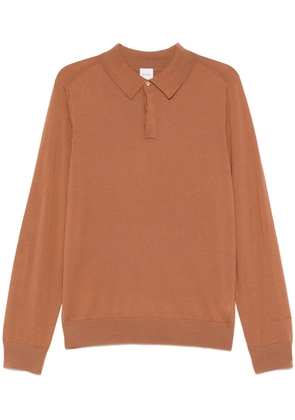 Paul Smith wool polo shirt - Brown