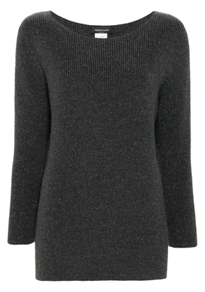 Fabiana Filippi lurex-detail sweater - Grey