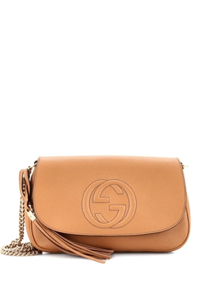 Gucci Pre-Owned Soho Chain Leather Medium crossbody bag - Neutrals