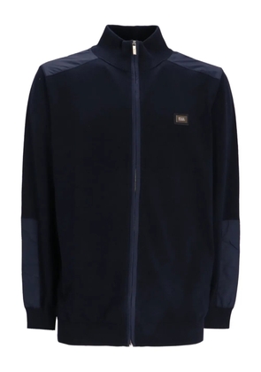 Karl Lagerfeld zip-up cardigan - Blue
