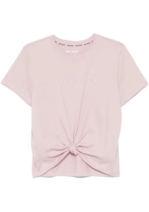 DKNY logo-embellished T-shirt - Pink