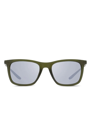 Nike rectangular metal-temple sunglasses - Green