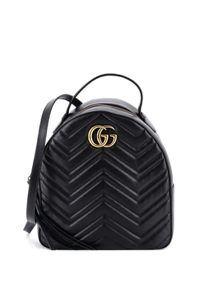 Gucci Pre-Owned GG Marmont Matelasse Leather Small backpack - Black