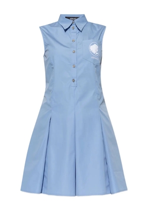 Versace button-up sleeveless dress - Blue