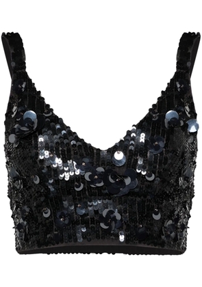 P.A.R.O.S.H. sequinned top - Blue