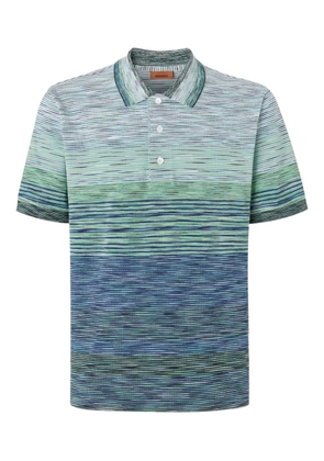 Missoni striped cotton polo shirt - Green