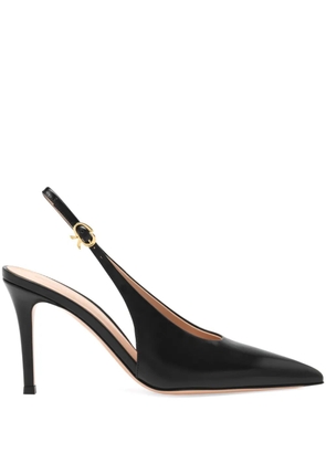 Gianvito Rossi Robbie 85mm slingback pumps - Black