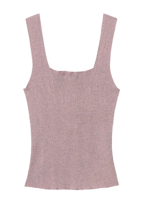 TWINSET ribbed tank top - Purple