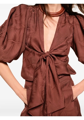 Johanna Ortiz Representative Rituals braided necklace - Brown