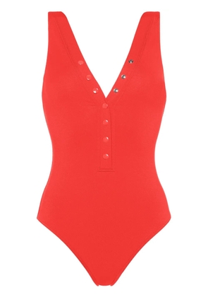 ERES Icône V-neck swimsuit - Red