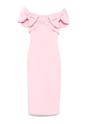 Rebecca Vallance bow-detail dress - Pink
