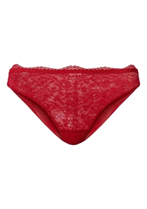 TWINSET lace tulle briefs - Red