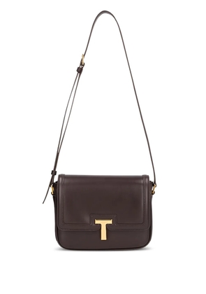 TOM FORD Wallis leather shoulder bag - Brown