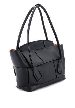 Bottega Veneta Pre-Owned Arco Bag Maxi Intrecciato Leather Large satchel - Black