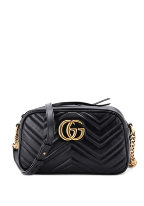 Gucci Pre-Owned GG Marmont Shoulder Bag Matelasse Leather Small crossbody bag - Black