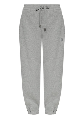 Alexander McQueen logo-embroidered track pants - Grey