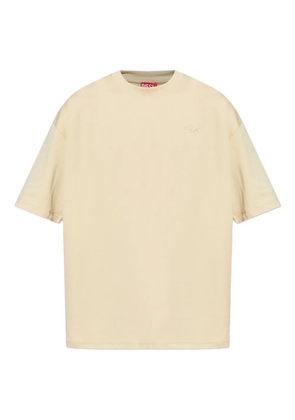 Diesel embroidered logo T-shirt - Neutrals