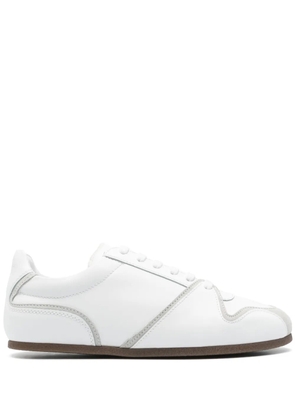 Moschino leather sneakers - White