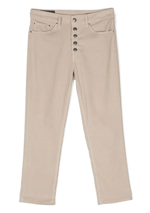 DONDUP cropped trousers - Neutrals