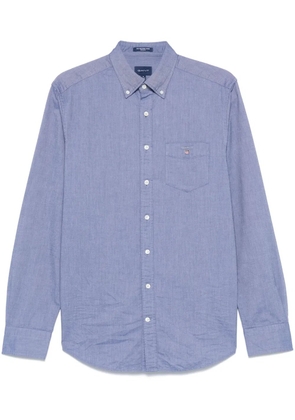 Gant logo-embroidered shirt - Blue