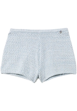 TWINSET textured knit shorts - Grey