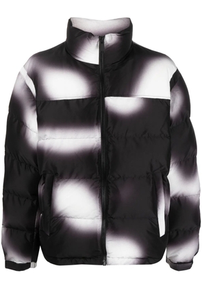 Heron Preston blurred puffer jacket - White