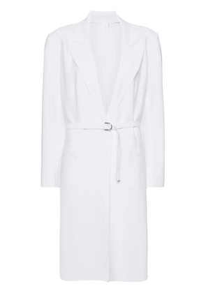 Norma Kamali single breasted coats - White